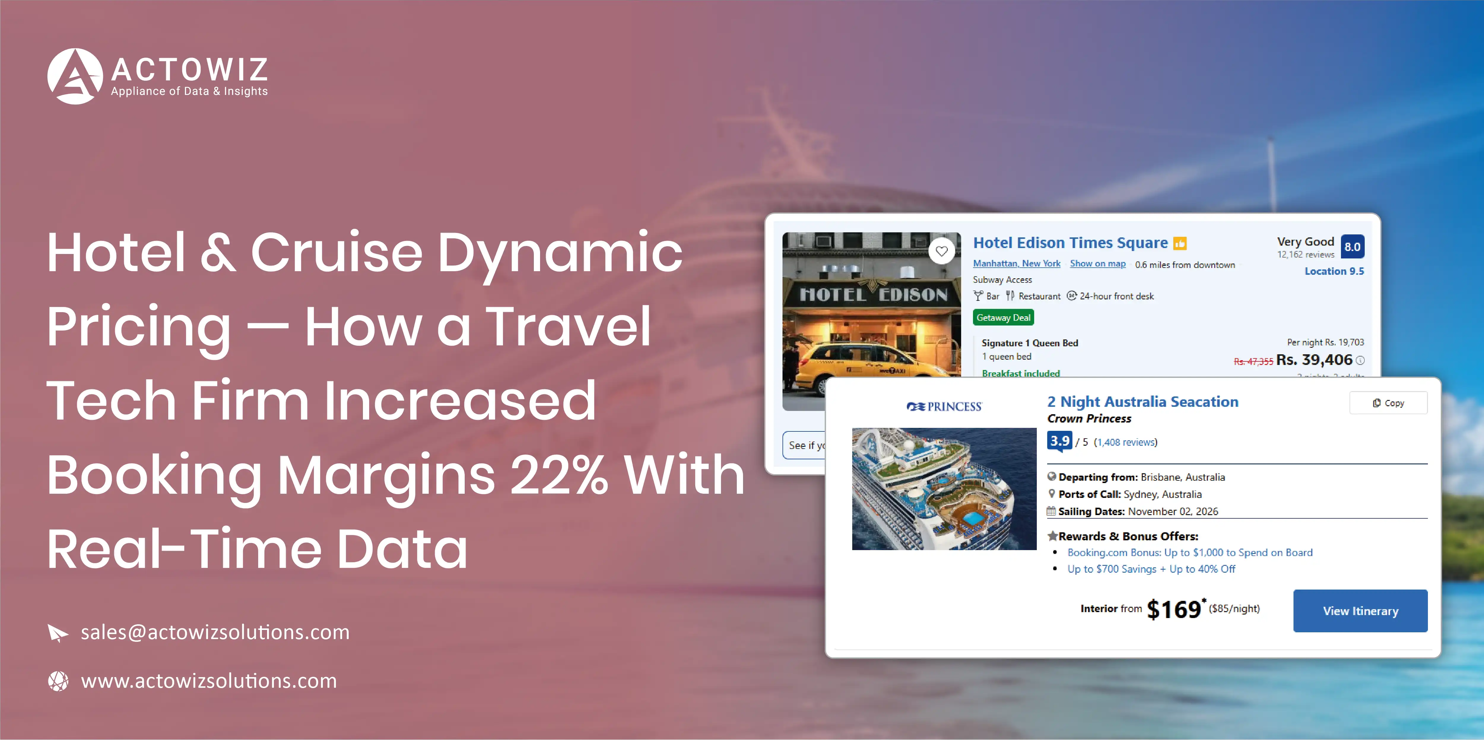 Hotel & Cruise Dynamic Pricing